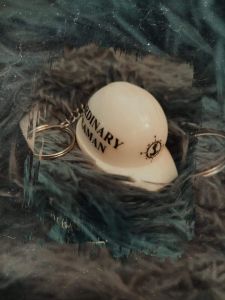 Customized Hard Hat Keychain (no bottle opener)