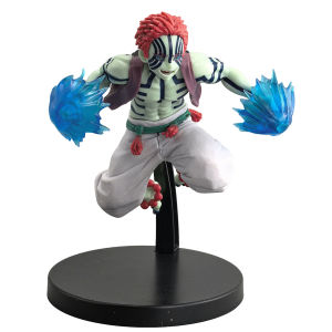 Bandai | Demon Slayer Akaza Hakuji Cry Face Kneeling Posture 14cm Anime PVC Model Statue Figure Collectable Periphery Good Gift Toy Doll