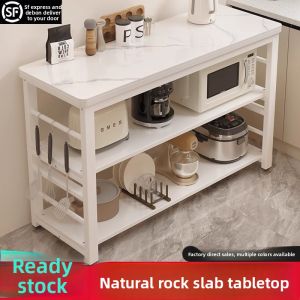 GOTZ | Multi-Level Kitchen Storage Rack for Home Use with Cutting Board and Prep Area
