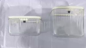 New Kitchen Garlic Ginger and Onion Transparent Storage Basket Wall-Hanging Small Wall-Mounted Storage Box Kitchen Storage Rack