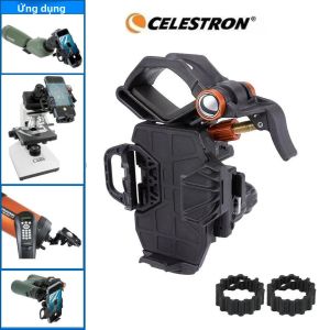 Bộ Chuyển Đổi Điện Thoại Thông Minh Đa Năng 3 Trục Celestron NexYZ Cho Kính Thiên Văn Thiên Văn Kính Hiển Vi - Giá Đỡ Điện Thoại Di Động