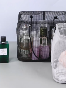 【 In Stock 】Portable Waterproof Toiletry Bag Suitable for Shower Gel Shampoo and Other Products Storage Basket Beach Bags Beg Peralatan Mandi Mudah Alih洗漱包