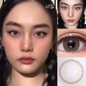 Softlens Mini Jelly Brown Dia. 14.2mm Normal Minus ( -0.5 s.d -6.00 ) By Kitty Kawaii Bisa Beda Minus