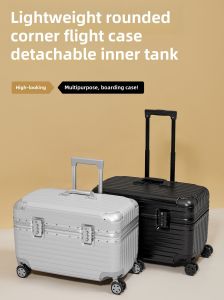 Fashionable Hardshell Suitcase Small Flip Cover Photography Business Travel Carry-On Wheel Spinner for Men And Women