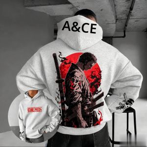 เสื้อฮู้ดลายอนิเมะวันพีซ โซโล สำหรับผู้ชายและผู้หญิง รุ่นใหม่ ฤดูใบไม้ผลิ ฤดูใบไม้ร่วง สไตล์ลำลอง สตรีทแวร์ คอสเพลย์ เสื้อแจ็คเก็ต เสื้อสวมหัว เสื้อแฟชั่น