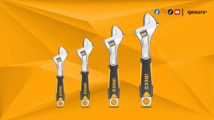 INGCO ADJUSTABLE WRENCH | HEAVY DUTY CR-V STEEL | HADW131068 HADW131088 HADW131108 HADW131128