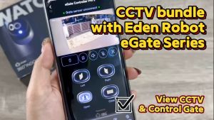 Eden Robot | eGate WatchDog 360 Indoor Smart Camera CCTV *Limited Edition Matte Black