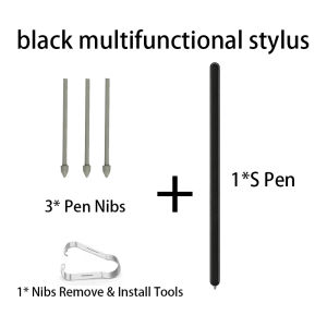 For Samsung Galaxy Z Fold 5 Edition Passive S Pen EJ-PF946B Replacement SM-F946 SM-F946U SM-F946B with 3 Nibs Without Bluetooth