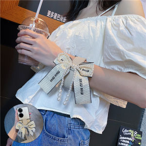 Purax New Honor MagicV Foldable Screen Butterfly Knot Wristband Phone Case for Huawei P50 Pocket Mobile Phone Shell Flip Design