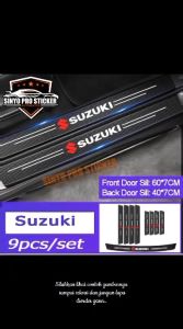 Stiker CARBON 3D sillplate PELINDUNG MOBIL suzuki ertiga baleno sport xl7 sx4 swife ignis apv arena luxury grand vitara karimun 1/4/5/8/9 pcs
