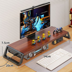 WUBUWEI | Monitor Riser USB HUB Charging Organizer Desktop Stand