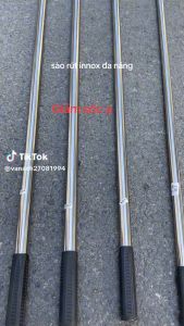Sào Rút Inox Sào Phơi Đồ Inox [BH 3 Tháng] Cán Vợt Câu Cá Sào Chim Inox 304 - SANAMI FISHING