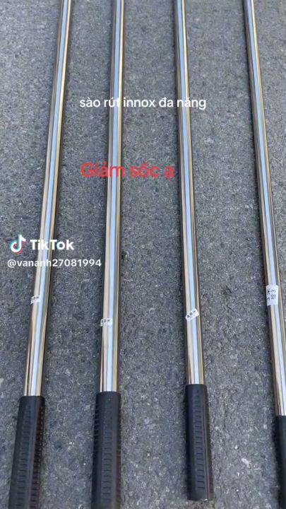 Sào Rút Inox Sào Phơi Đồ Inox [BH 3 Tháng] Cán Vợt Câu Cá Sào Chim Inox ...