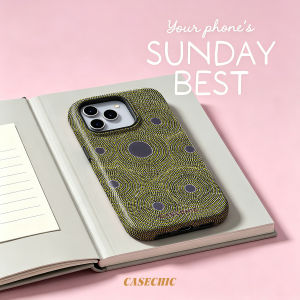 Potdemiel | Dot Circle For Case For iPhone 17 16 15 Pro Max TPU Anti-Scratch Outer Shell Raised Screen CaseChic