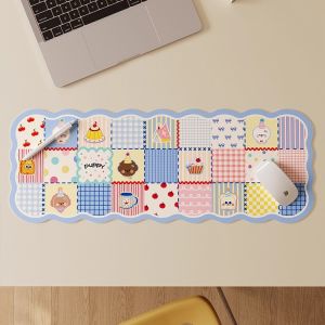 Sweet Heart Puzzle Large Size Computer Office Desk Mat Cute Girls Workstation Student Study Desk Cloth High Aesthetic Value