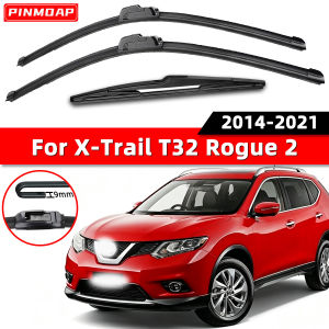 PINMOAP Wiper Blades Are Suitable For Nissan X-Trail T32 Rogue 2 2014-2021 Seamless Silent Cleaning Windshield Wiper Blades