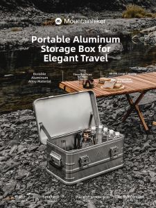 Portable Large Capacity Outdoor Aluminum Storage Box
