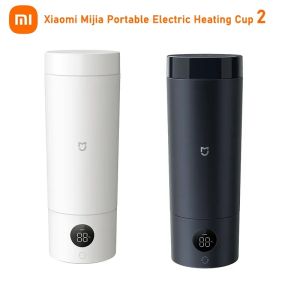Xiaomi Mijia Portable Electric Heating Cup 2 Temperature LED Thermos 316 Stainless Steel Boiling Cup Kettle For Travel Coffee