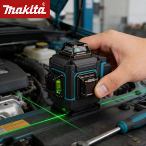 Makita | Makita 360° Vertical 3‑4D Laser Level 16‑Line Green‑Beam Self‑Leveling Cross‑Line for Precision Measurement 2026 New Model