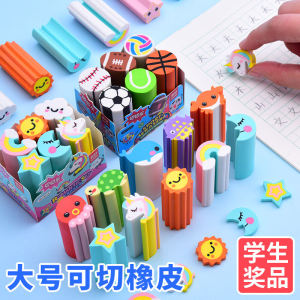 Cute Creative Cartoon Eraser for Children Students Professional Drawing Sketch Pencil Eraser No Trace Multiple Patterns Sushi Dessert Shaped