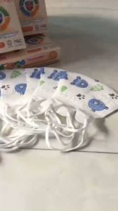 Khẩu trang 5D Maskiss 10 cái khẩu trang cho bé trai bé gái 0-10 tuổi