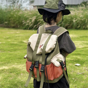 Túi Đeo Vai Trẻ Em Túi Du Lịch Ngoài Trời Dung Tích Lớn Túi Sách Cho Bé Trai Và Bé Gái Túi Đi Học Phong Cách Nhật Bản Túi Đeo Vai Đôi