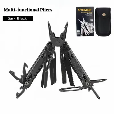Multi-functional combination pliers vehicle-mounted multi-functional pliers combination folding pliers (MQ084DG)