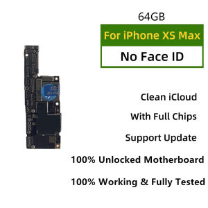 Unlocked For iPhone XR XS Motherboard Free Clean iCloud Support update For iphone X XS Max With/No Face ID Logic board MainBoard