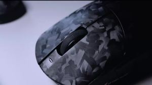 ATTACK SHARK | ATTACK SHARK RS3Ultra Tri-Mode Gaming Mouse Carbon Fiber Lightweight PAW3955MAX Sensor Dual 8K Polling Ratewith C06ultra