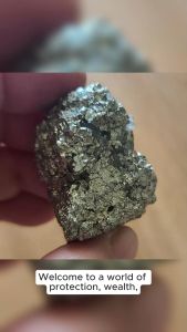 Pyrite Raw Natural Crystal Stone | Wealth | Dispel Negativity | Protection | Wisdom