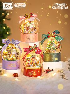 Loz | Christmas Crystal Ball Building Blocks Decoration Holiday Gift for Kids