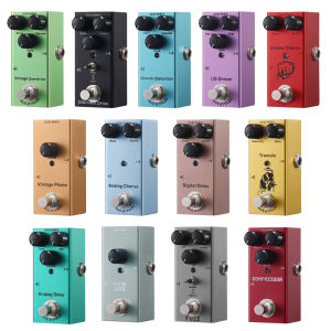 Bộ Bàn Đạp Guitar Điện - Vintage Overdrive Chorus Phase Tremolo Analog/Digital Delay Ultimate Drive - Kết Cấu Kim Loại