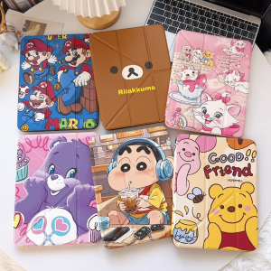 เคสไอแพดแกนYลายการ์ตูนชินจังมาใหม่ ไอแพด มินิ1/2/3/4/5 Air1/2 Pro9.7 10.2 gen5/6/7/8/9/10 PRO10.5Air3/4/5 PRO10.9 10.9