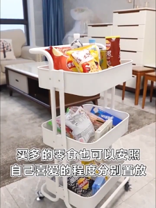 🚛SG Stock 🚛Kitchen Shelves Removable Storage Shelves Multifunctional and Multi-style with Wheels Removable