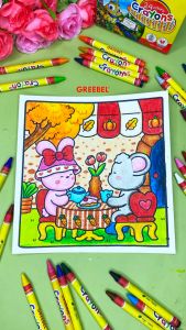 GREEBEL Crayon Wax: Krayon Kualitas Tinggi untuk Mewarnai & Menggambar