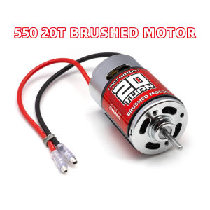 RC 550 Brushed Motor Waterproof 10T 12T 20T 27T 45T 65T ESC 320A for 1:10 RC Car Crawler Axial SCX10 AXI03007 90046 Redcat Gen8