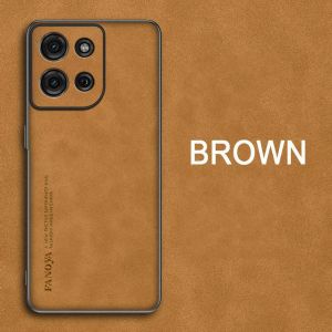 szhaiyu | Leather Phone Case for Motorola Moto Edge X70 70 50 60 Pro Fusion G86 Power G06 G55 Ｇ35 G75 G85 G84 G54 G34 Protector Cover