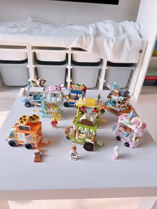 มินิดรีมร้านโมเดลบล็อกตัวต่อของเล่นของขวัญร้านขายของริมถนน ของเล่นเด็กเสริมพัฒนาการ ของขวัญวันเด็ก