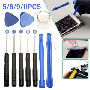 OKKFINE 5/8/9/11PCS Plastic Screwdriver Set Repair Accessories Opening Screen Pry Bar Mobile Phone Repair Tools Kit For iPhone iPad Laptop Computer Disassemble Hand Tool Set