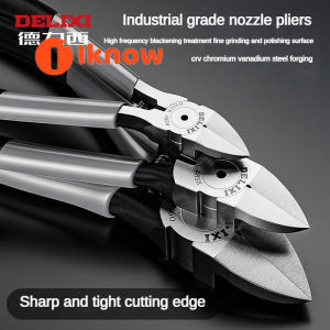 I know Delixi Water Mouth Pliers Diagonal Pliers Industrial Grade Ultra Hard Diagonal Pliers Special for Electricians