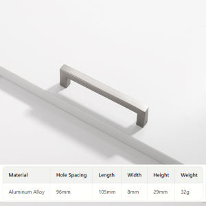 Black Cabinet Drawer 4-inch Square Cabinet Handle Matte Black Cabinet Hardware Square Drawer Drawer