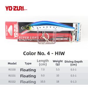 YO-ZURI | Slow Sinking Noisy Lure Wind-Resistant Far Throwing Lure