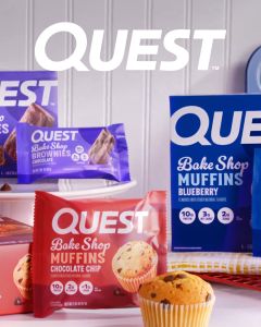Quest Protein Bake Shop - โปรตีนเบเกอรี่ 1 Box ( Muffin 8 Pieces / Brownie 10 Pieces )