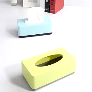 Plastic Tissue Holder Paper Towel Storage Box Paper Towel Dispenser Home Bedroom Office Table Decoration
