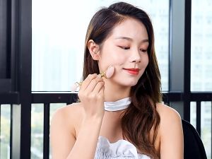 Esatop หินนวดหน้า ลูกกลิ้งหินหยกนวดหน้า การวางแผนที่นวดหน้าธรรมชาติ กัวซานวดหน้า