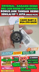CASIO - CASIO BABY-G BGA-290-8ADR - WOMEN LA - Resin - Abu-Abu - Jam dunia JD18 # Jam Tangan Wanita Jam Wanita Jam Tangan Anti Air BABYG BABY G + CASIO BGA-290-8A BGA 290 8A BGA-290 290 BGA290 BGA-290 BGA290 $