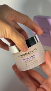 Commonly & Co Rice Brightening Barrier Cream Moisturizer for Dry Dull Normal Skin 50ml