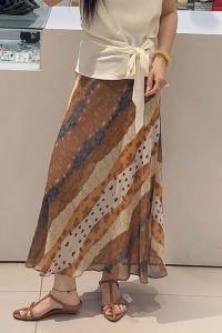 MANMI | Chân Váy A-Line Giảm Cân Phong Cách Retro