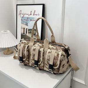 [Hot-selling womens bags] Camouflage outdoor messenger fanny pack handbag military fan leisure sports tactical bag shoulder camera backpack new