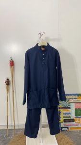 PG1 2026 BAJU MELAYU RAYA BUDAK & DEWASA NAVY DARK BLUE MAROON MUSTARD DARK GREY EMERALD GREEN DUSTY PURPLE COTTON / BMC
